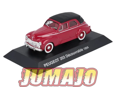 PEU44 Voiture 1/43 Hachette NOREV PEUGEOT : 203 Decouvrable 1954 - Photo 1/4