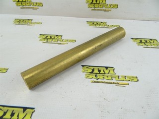 SOLID BRASS 360 ROUND STOCK 1 1/4" DIAMETER 10" LENGTH