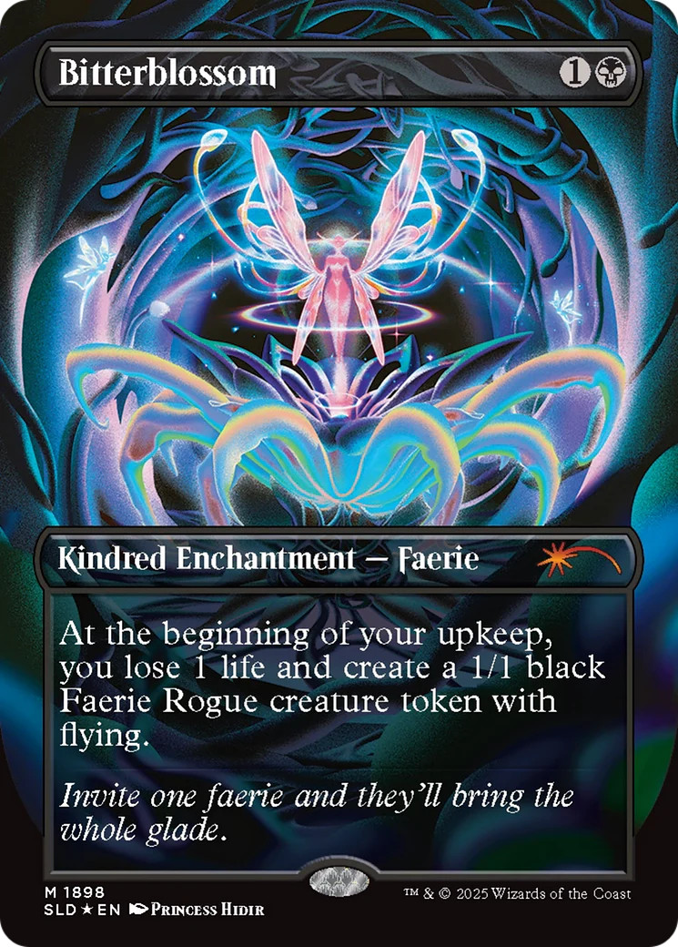 Bitterblossom (Double Rainbow Foil) [Secret Lair Drop Series] Foil
