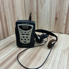 Vintage Optimus AM/FM Stereo Cassette Walkman 14-1245 With Headphones