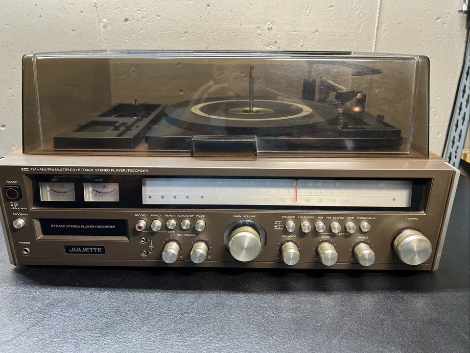 Juliette Stereo System Model C-652 Stereo Phono And 8 Track - Image 2 of 4