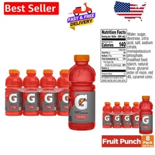 Fruit Punch Thirst Quencher Sports Drink, 8 x 20oz - Ultimate Hydration Solution