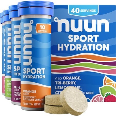 Electrolyte Tablets  Gluten Free 40 Serve Sports Hydration Mix
