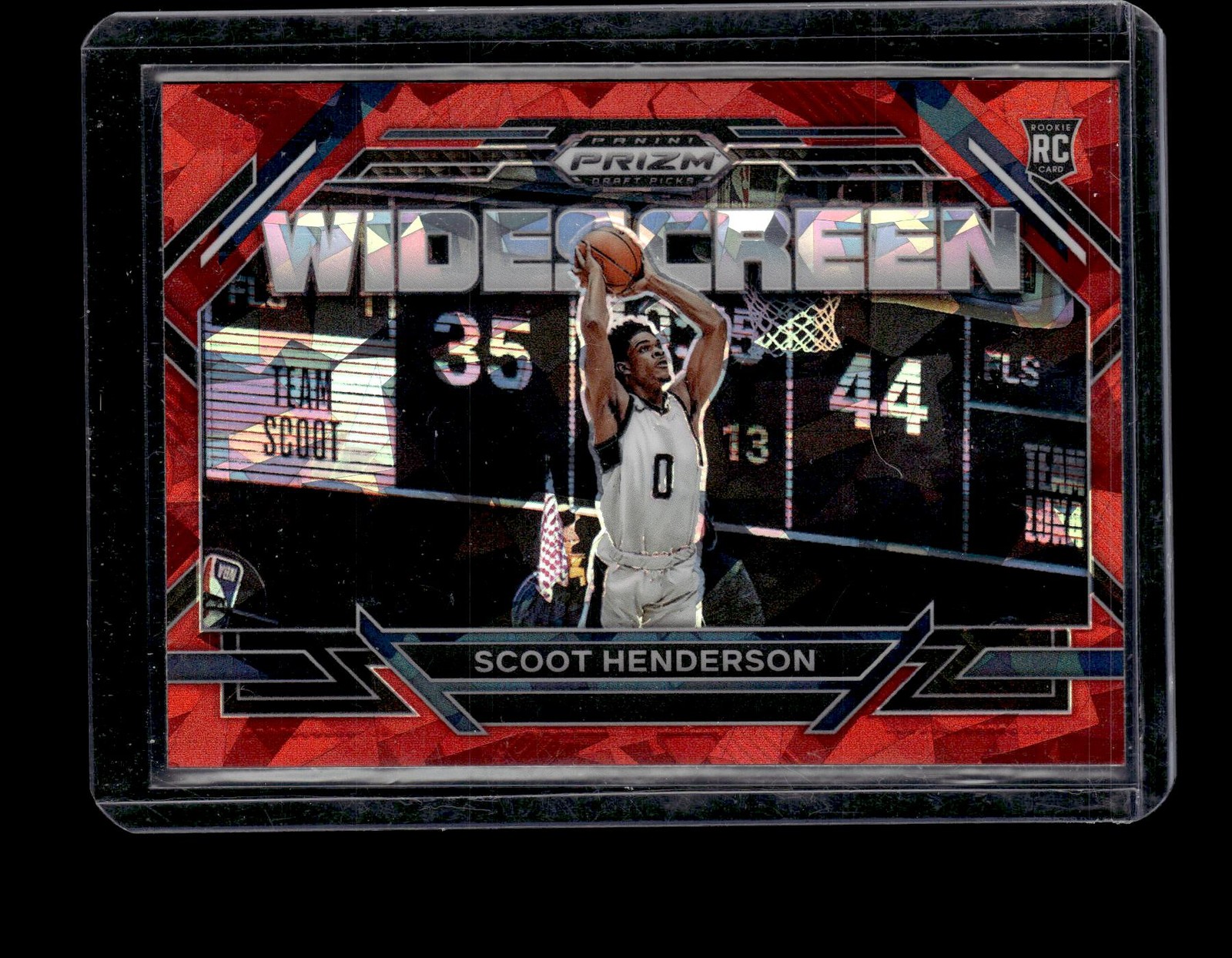 2023 Panini Prizm Draft Picks Widescreen Red Ice #3 Scoot Henderson