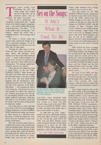 Greatest Soap Moments Mar 1989 JUDI EVANS-WALLY KURTH-MARCY WALKER-A MARTINEZ-SB - Picture 3 of 5