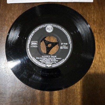 Elvis Presley Jordanaires RCA Lonely Man/Torna A Surriento 7'' 45 RPM Single 47- 