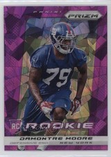 2013 Panini Prizm Rookie Purple Cracked Ice Prizm 21/40 Damontre Moore #220 3n1