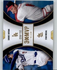 2025 Topps Welcome to the Club D9 Shohei Ohtani/Stan Musial Duals Blue Foil/150