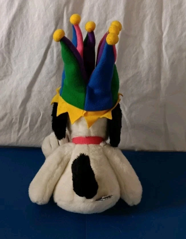 It's SNOOPY TIME AT MACY'S Millennium Doll 25" Bufón Sombrero Peluche Cacahuetes 2000 Foto 3 de 4