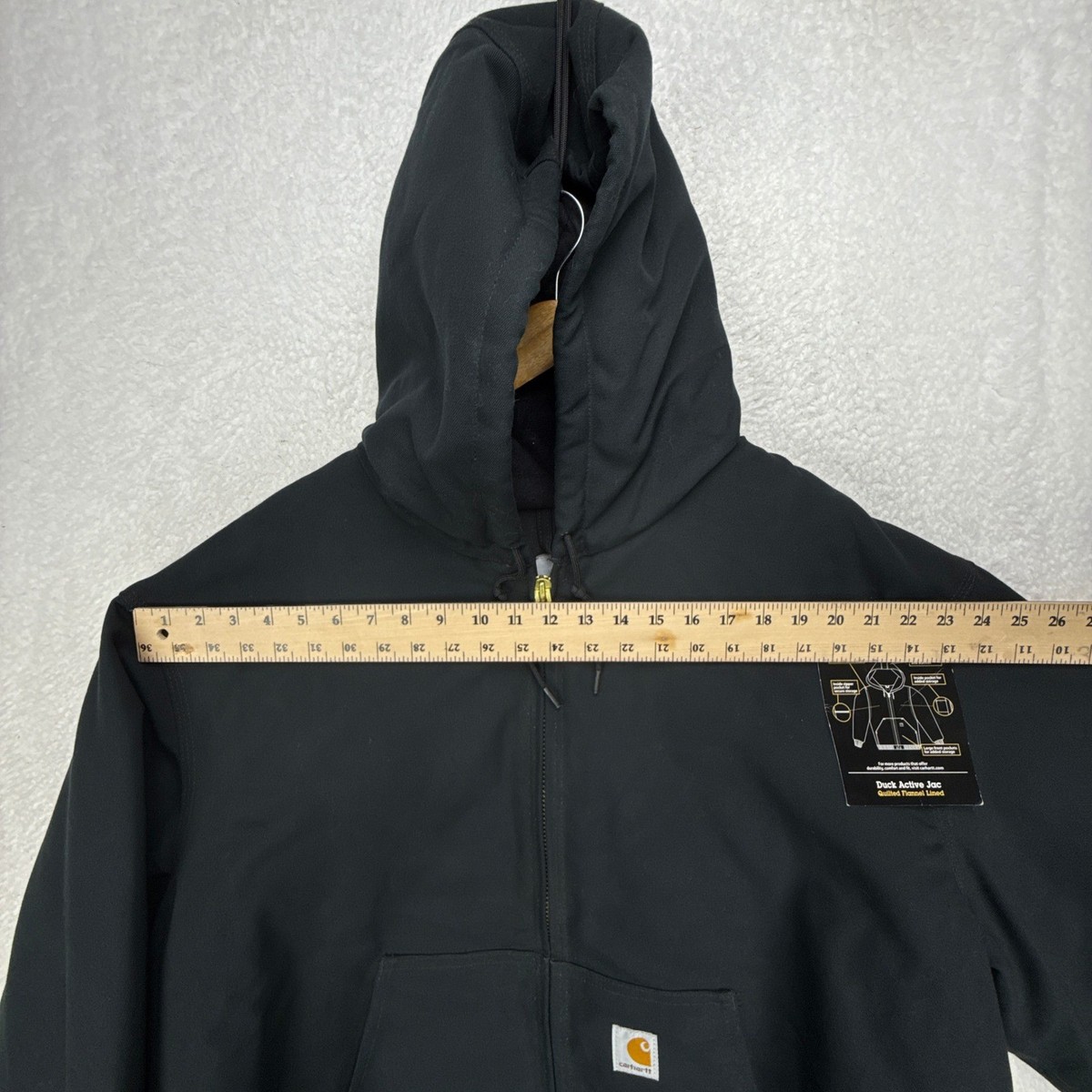 Carhartt Active Jacket Quilt Lined Mens 2XL J140 BLK Black NOS NWT 