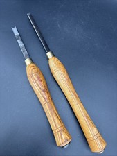 Robert Sorby HSS Wood Turning Chisels 3/8” Bead Forming & Parting Lot Of 2