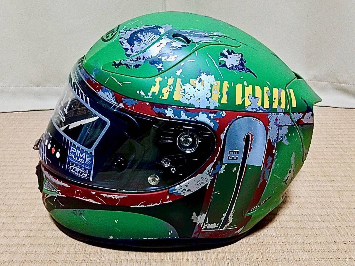 HJC STAR WARS RPHA 11 Boba Fett Model Full-Face Helmet Size L