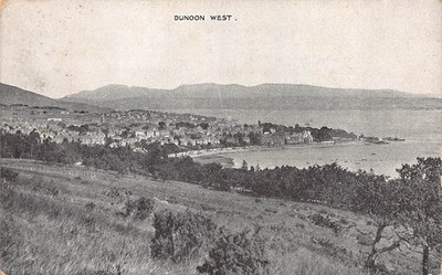 Dunoon West W.Dennis Postkarte