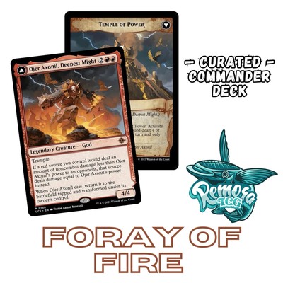 Ojer Axonil, Deepest Might Custom Commander Deck | Burn Ready-to-play EDH | MTG