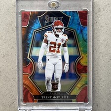 2022 Panini Select Premier Trent McDuffie Rookie Tie-Dye Prizm /25 Chiefs Rams