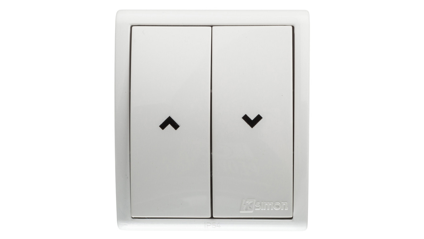 Simon Aquarius Two-pole hermetic blind button IP54 white AQZ1/11 /T2UK