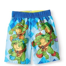 Teenage Mutant Ninja Turtles Swim Trunks Shorts Boy Size 5T