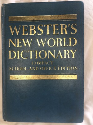 1963 Websters New World Dictionary Compact School And Office Edition