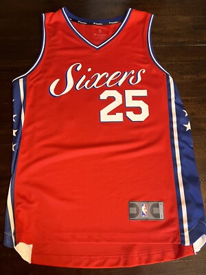 Nike NBA Ben Simmons Red Jersey Philadelphia 76ers Men's