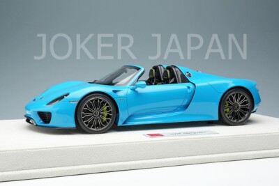 1/18 MAKE UP アイドロン ポルシェ 918 スパイダー 2011 Make Up EIDOLON 1/18 Porsche 918 Spyder 2011 Blue EML045D