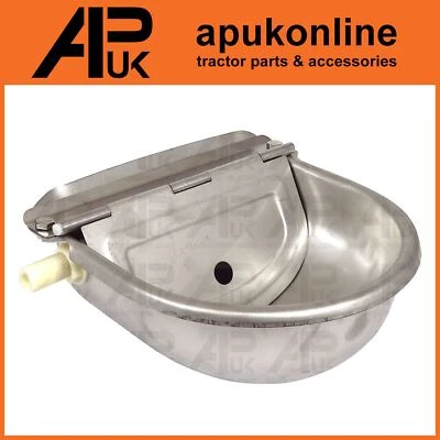 Stainless Water Trough Bowl Automatic Drinking Drinker Cattle Chicken Donkey