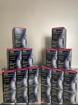 True Metrix Blood Glucose Test Strip 600 CT (12 BOXES) EXP 04/2026 FREE SHIPPING