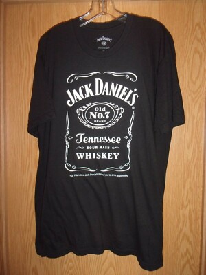 T-shirt Jack Daniel's Tennessee Whisky Noir - Taille XL - Occasion En Très Bon état