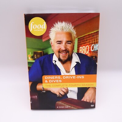 Diners, Drive-Ins & Dives: Complete Fourth Season (DVD, 2 Disc Set) New Sealed