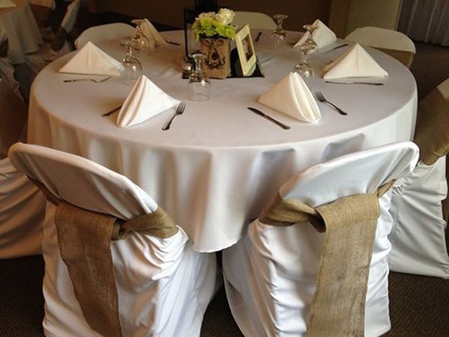 Chiffon Chair Sashes: Rustic Wedding & Event Decor, Elegant