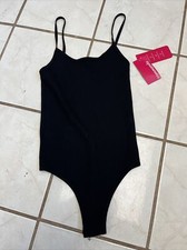 COMMANDO NWT Black Tank Style STUDIO RIB BODYSUIT Sz S/M BRAND NEW