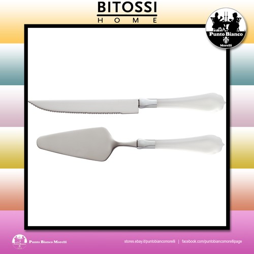 BITOSSI HOME. ROMANTIC Set pala e coltello torta | Set of cake knife and server - Picture 2 of 4