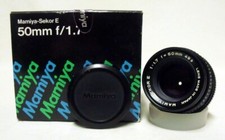 MIB OE MAMIYA/SEKOR E f/1.7 50mm Prime Lens "Z" Series SLR Film Camera DSLR