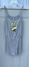 Juicy Couture Woman s Large Romper Gray Knit Sleepwear One Piece