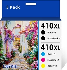 410XL Ink Cartridges Epson 5Pack Use with Epson Expression XP7100 XP530 Printers