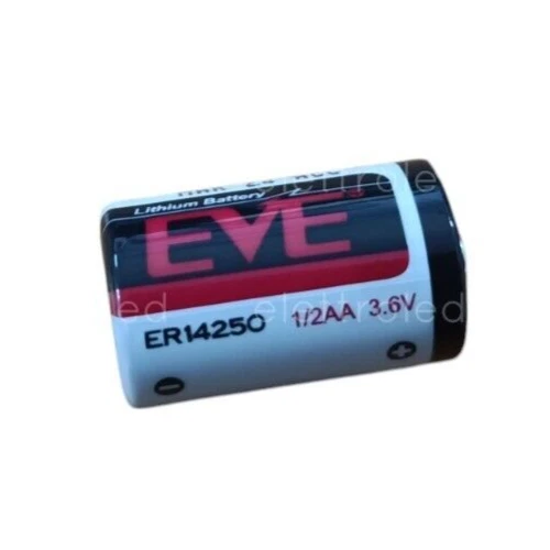 Batteria litio mezza stilo 1/2AA 14250 ER14250 3.6V 1200mAh Li-SOCL2 sensore EVE