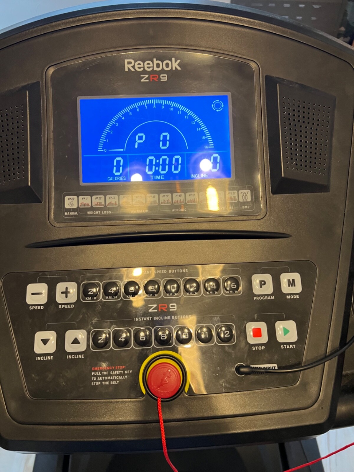 REEBOK ZR9 TREADMILL HYDRAULIC FOLDING SUPPORT STRUT LIFT UP STORAGE