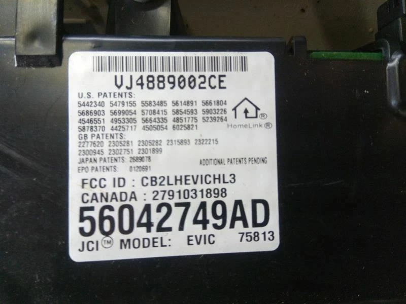 Dome Light Sun Roof Switch Fits 1999 2000 2001 2002 2003 2004 CHRYSLER 300M G107 - Image 4 of 4