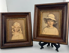 Vintage C & A Richards Prints of Nancy & Skipper 1930s