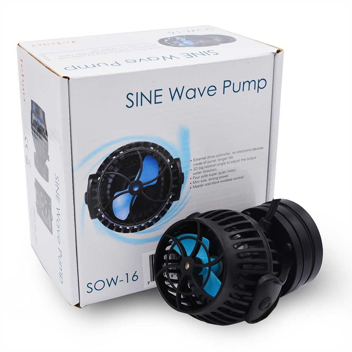 Jebao SOW-16 SINE Aquarium WAVEMAKER PUMP W/ CONTROLLER (317-4,226