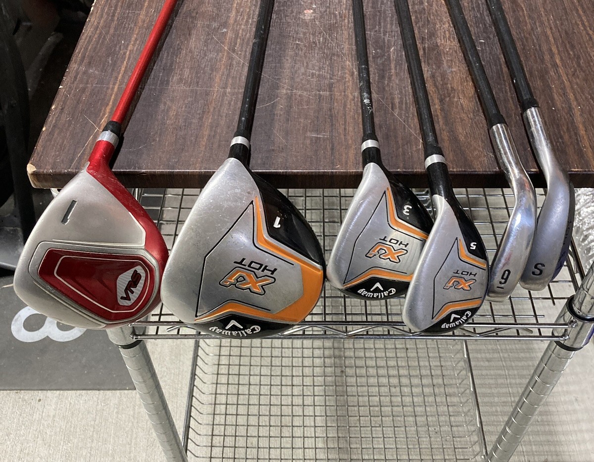 5 Callaway Xj Hot Junior Golf Clubs Set Plus Nike Driver Kids | eBay