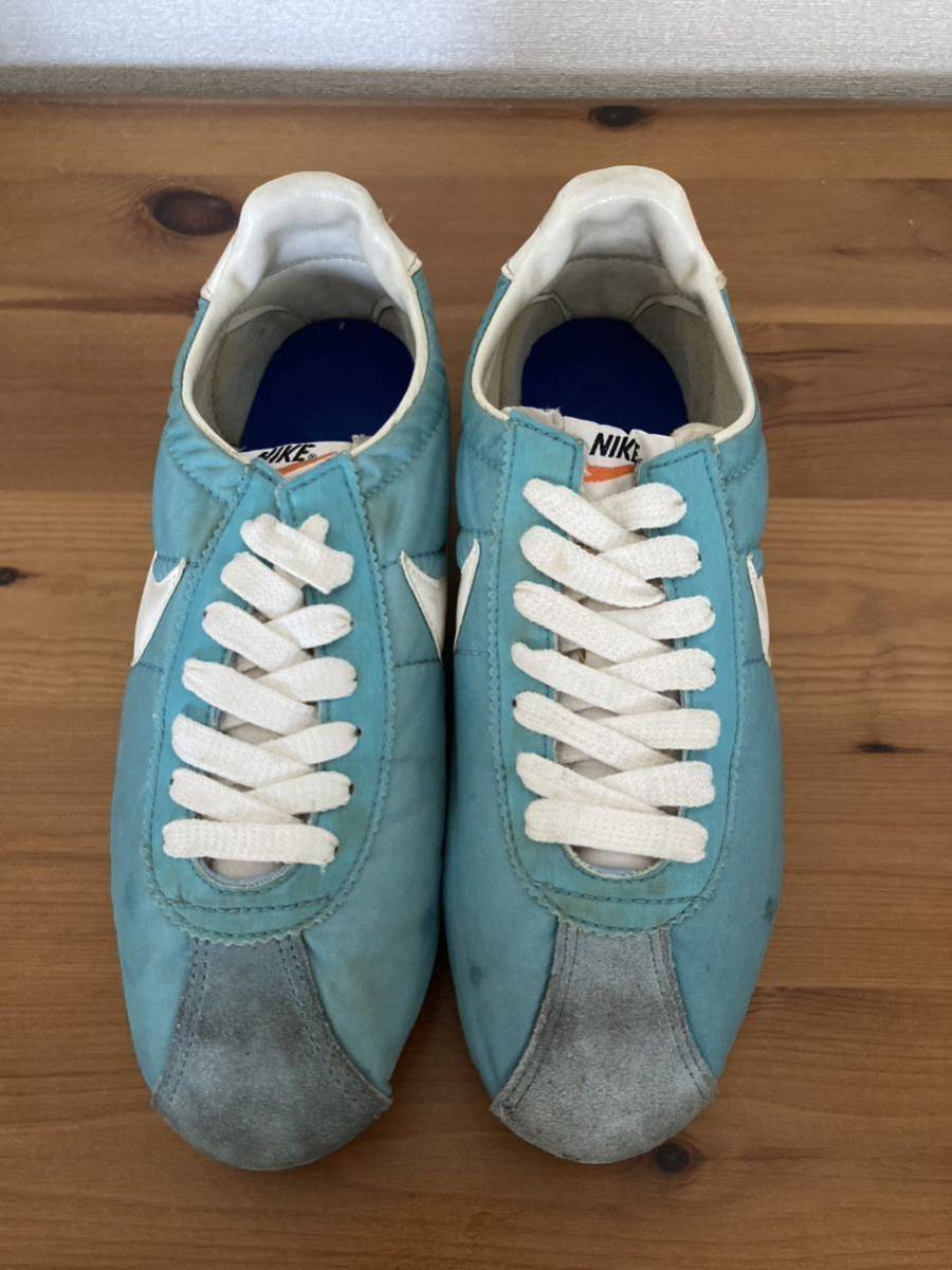 Nike Nylon Cortez Light Blue x White Men's US7.5 Made in