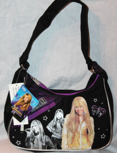 NEW WITH TAG DISNEY MILEY CYRUS HANNA MONTANA PURPLE PURSE 11" X 17" - Picture 1 of 2