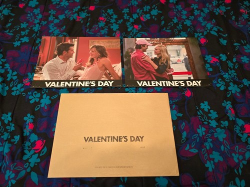 VALENTINE'S DAY - ORIGINAL SET OF 8 FRENCH LOBBY CARDS - EMMA ROBERTS & OTHERS - Picture 2 of 2