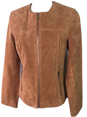 burnt orange suede jacket