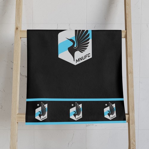 minnesota united fc hand Towel (back white) mls towels football club 40.6x71.1cm - Picture 3 of 3