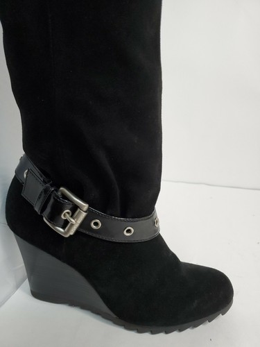 Michael kors womans black Suede 14 