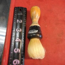VINTAGE BARBERSHOP SHAVING BRUSH Germany Pure BRISTLES WOOD HANDLE