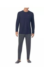Tommy Bahama Men's Size Med Navy/Dark Grey 2-Piece Lounge Set With Pockets NWT