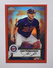 Josh Donaldson 2021 Topps 1952 Redux Chrome RED Refractor 70/70 eBay 1/1 RARE