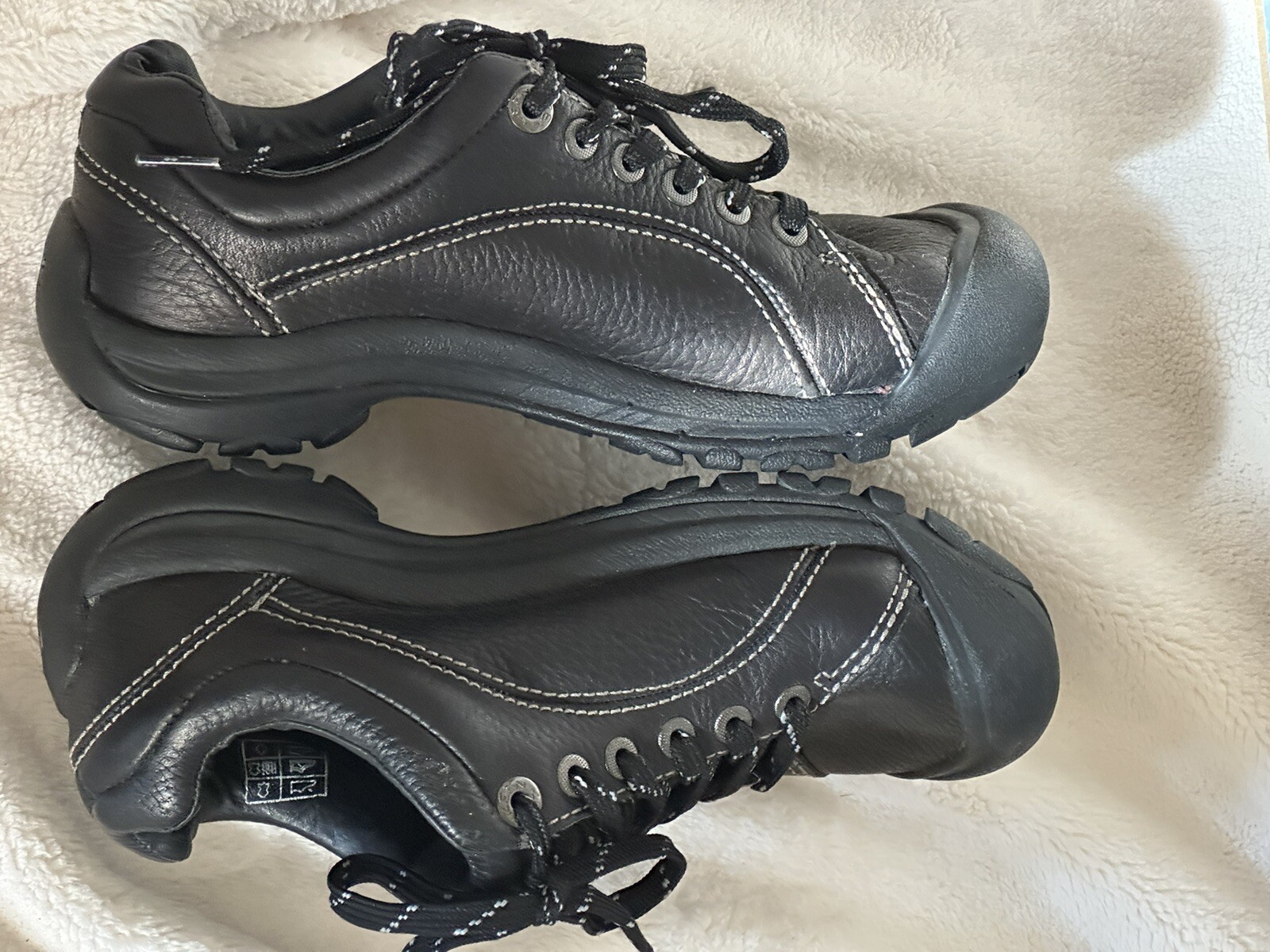 Keen Hash Oxford in pelle nera stringata comoda da donna taglia 5 5 6 US 36 EU EXC